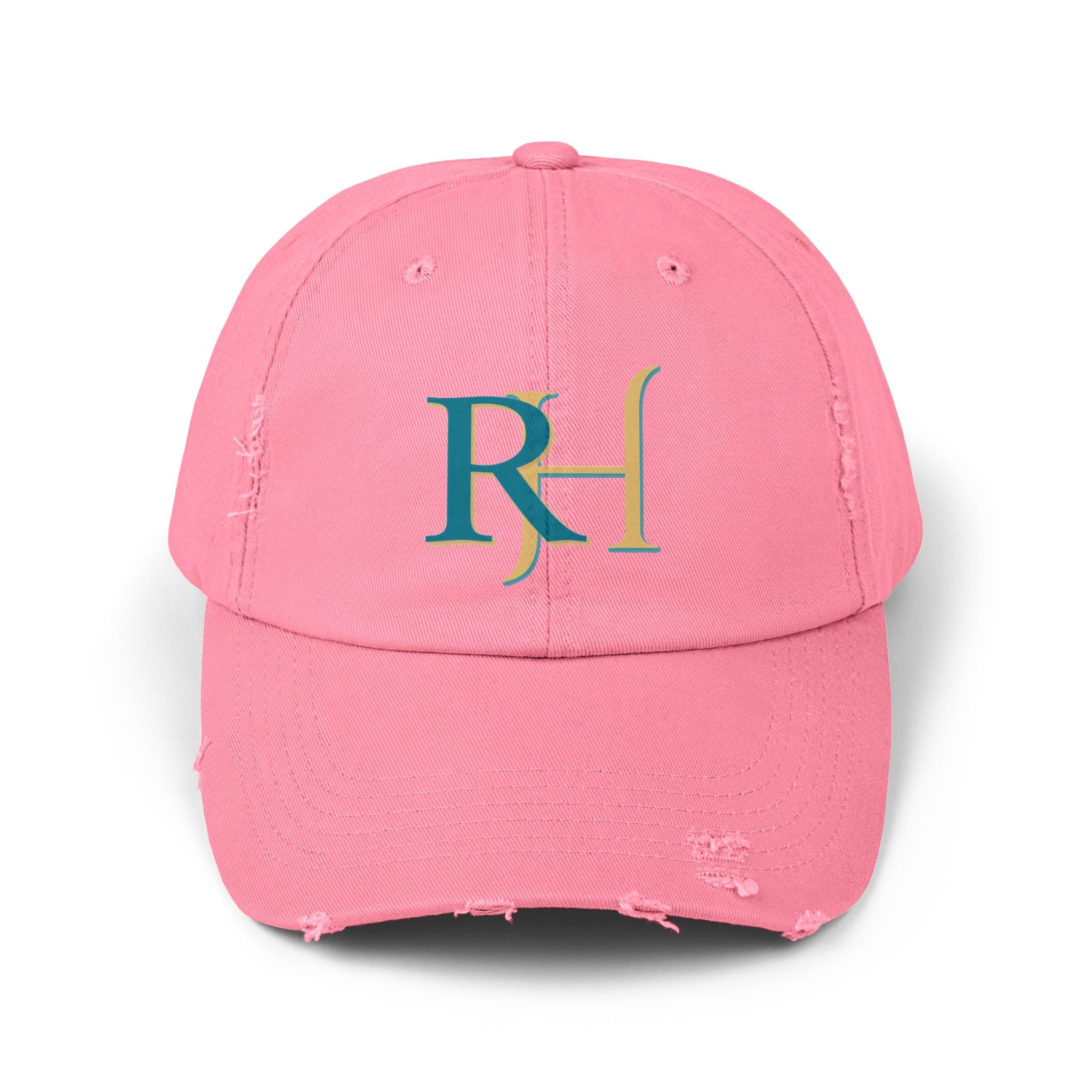 Distressed RH Monogram Cap Reverse Harem