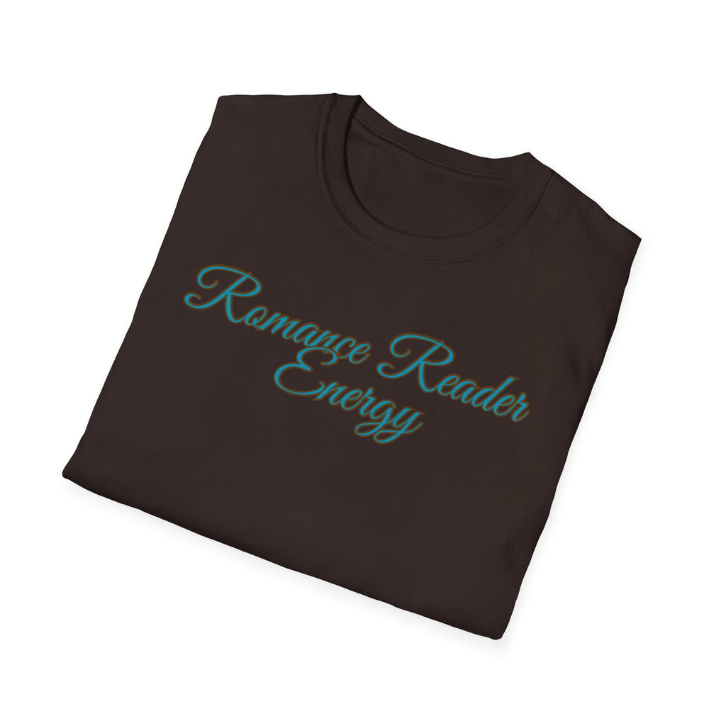Romance Reader Energy T-Shirt (Teal text)