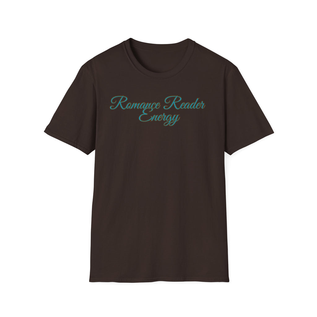 Romance Reader Energy T-Shirt (Teal text)