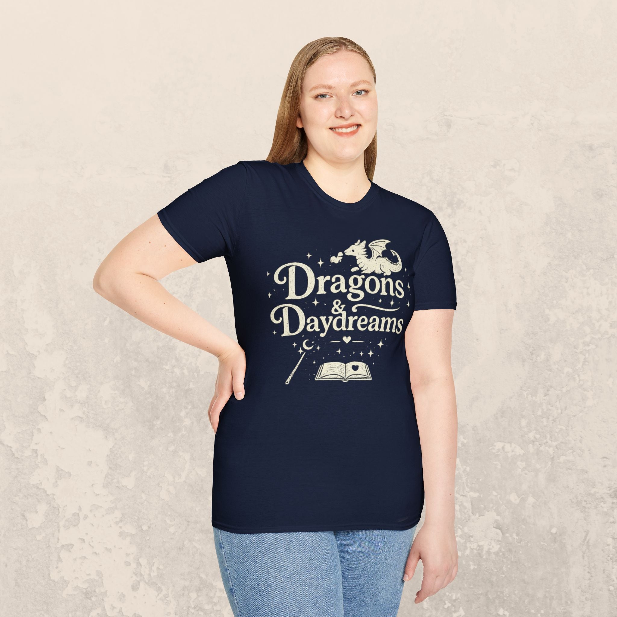 Dragons & Daydreams T-Shirt — Fantasy Book Lover Tee