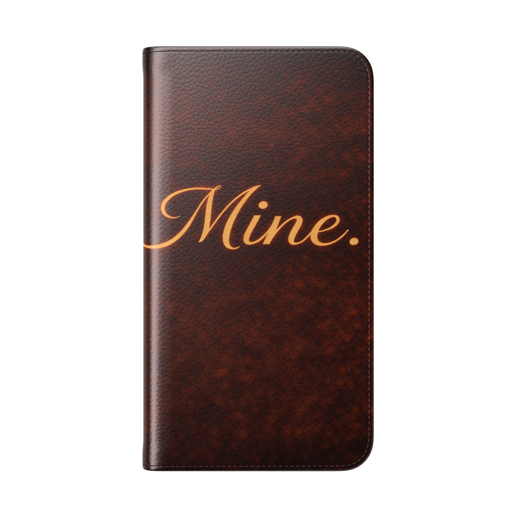 Mine. Leather Wallet Phone Case