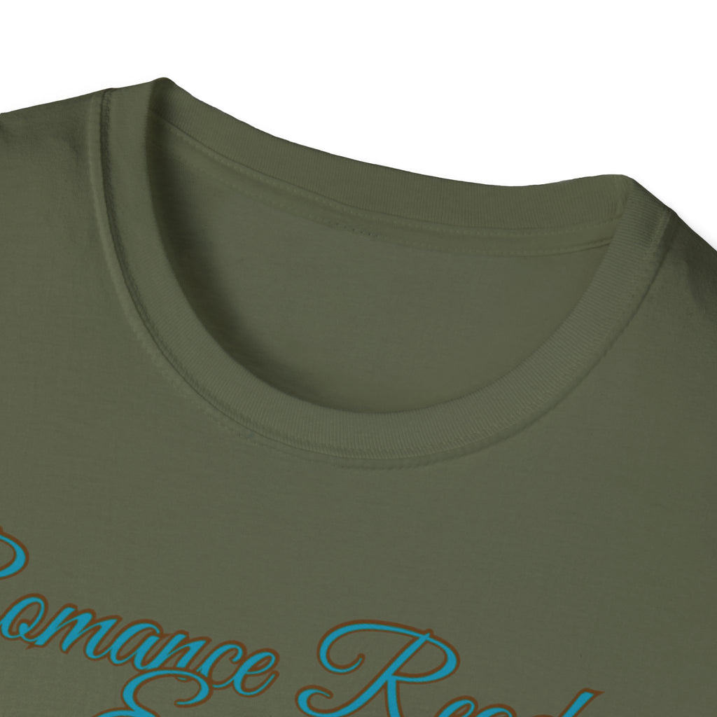 Romance Reader Energy T-Shirt (Teal text)