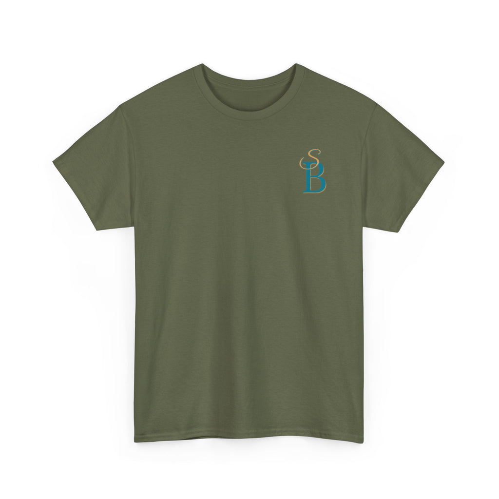 Slow Burn Tee — "Slow Burn Ruins Me Slowly" Minimal Chest Monogram T‑Shirt