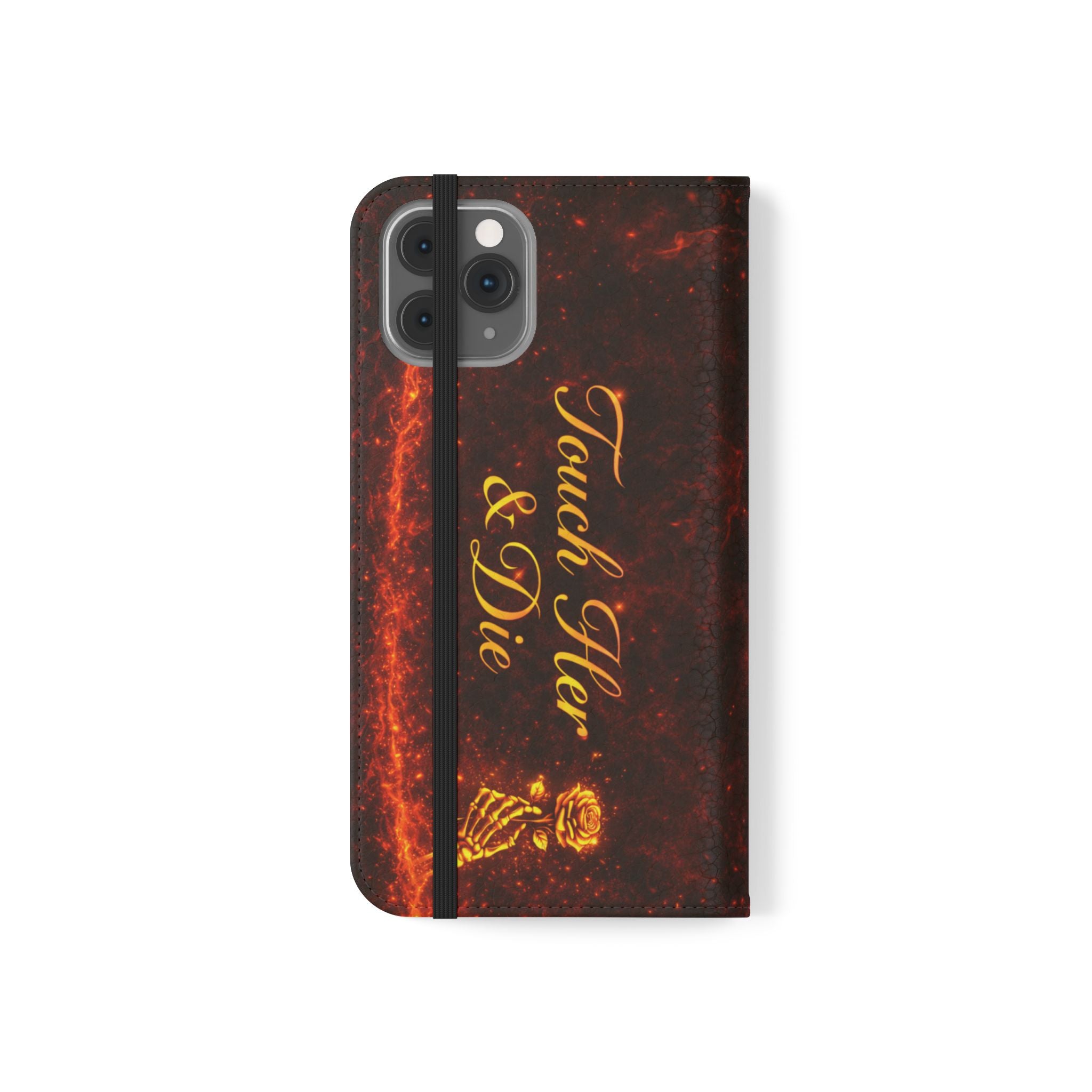 Touch Her & Die Wallet Phone Case