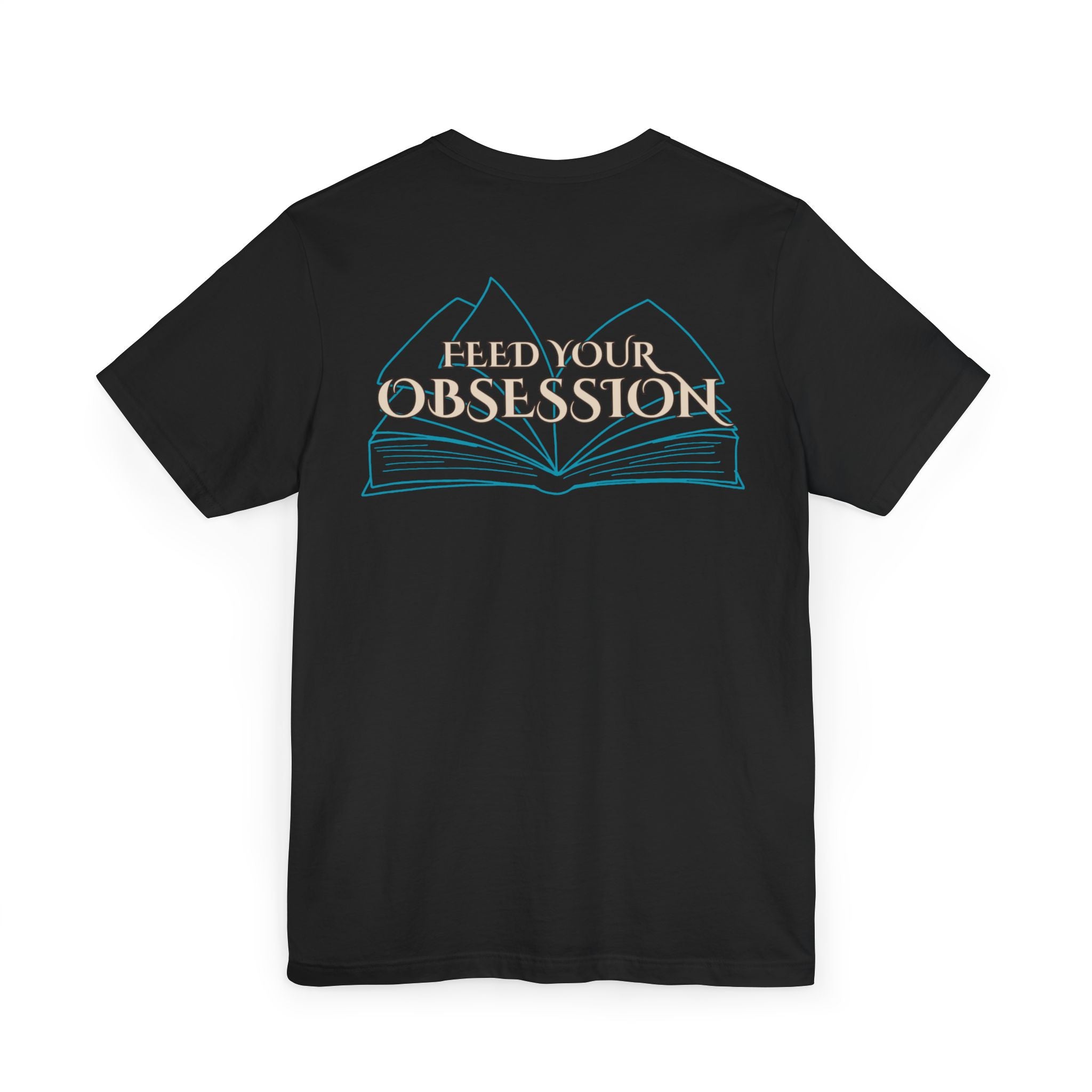 Unbound Obsessions T-Shirt — "Feed Your Obsession" Gothic Rose Tee