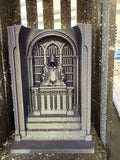 Keeper of Forbidden Knowledge Book Nook | 3D Printed Gothic Bookshelf Décor