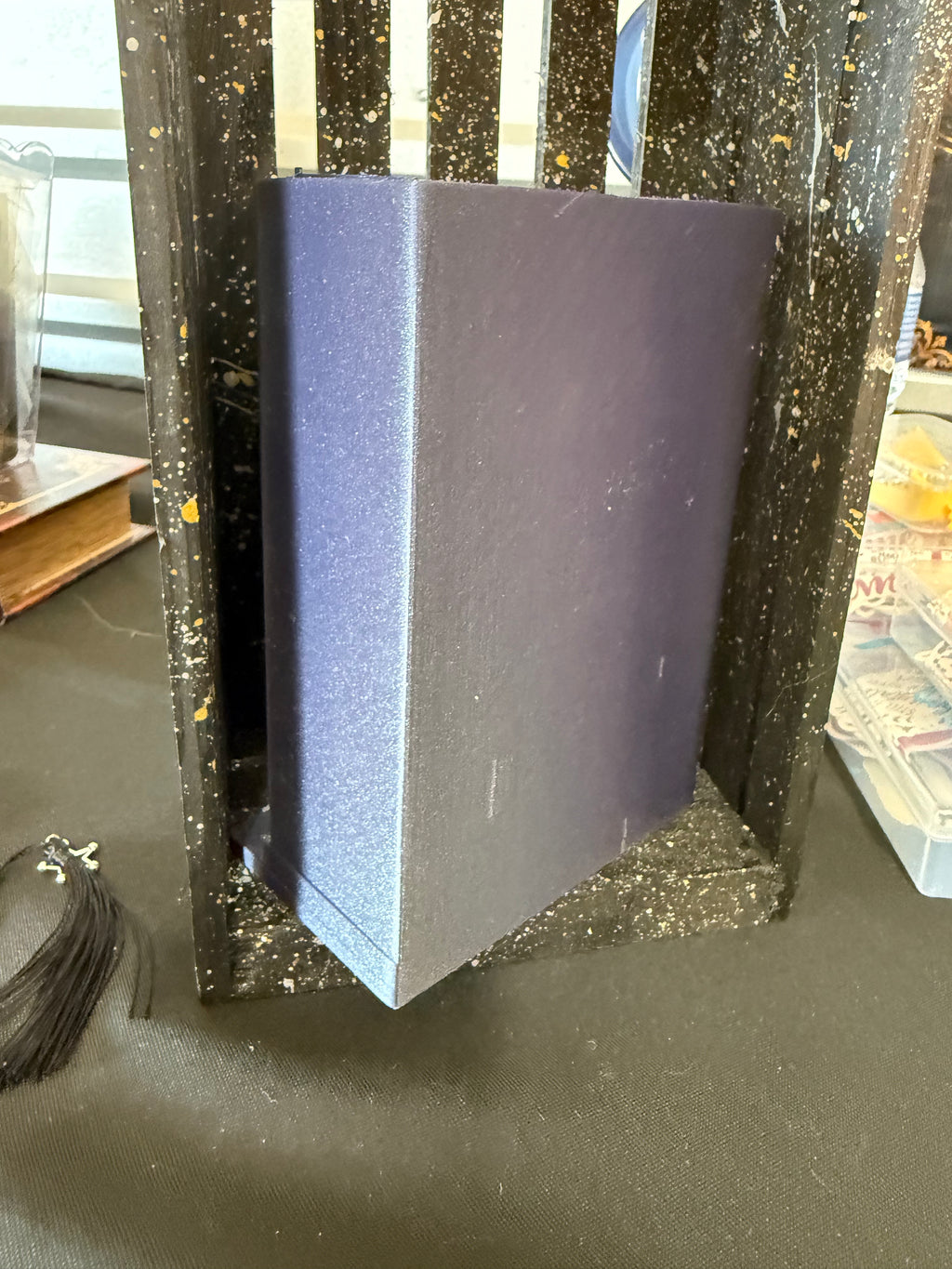 Keeper of Forbidden Knowledge Book Nook | 3D Printed Gothic Bookshelf Décor