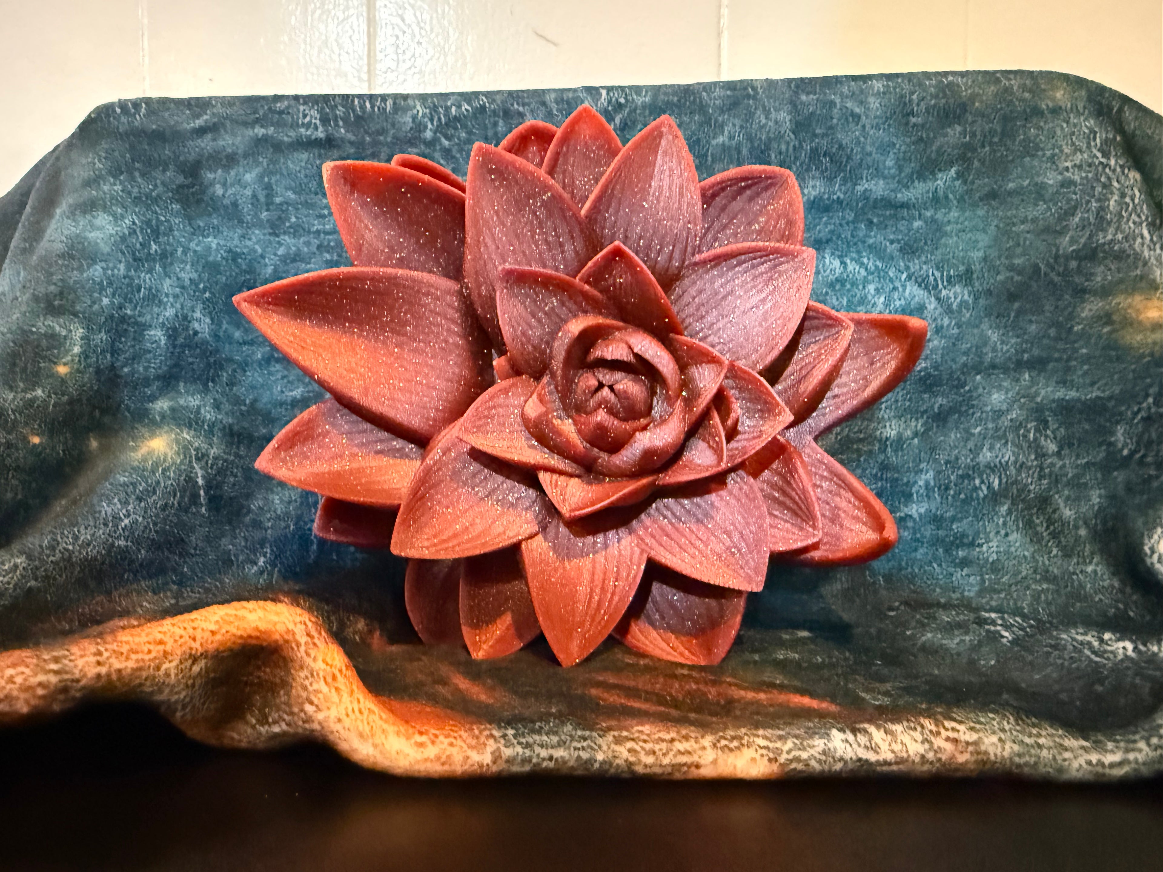 Blooming Flower Book Stand