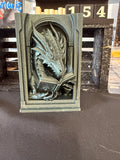 Dragon Reader Book Nook | 3D Printed Bookshelf Décor