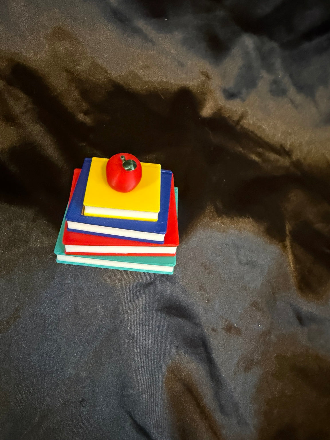 Stacked Book Clicker with Apple